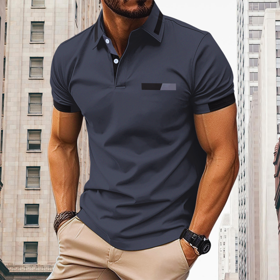 Thorsten™ •  Elegantes und sportliches Herren-Kurzarm-Poloshirt