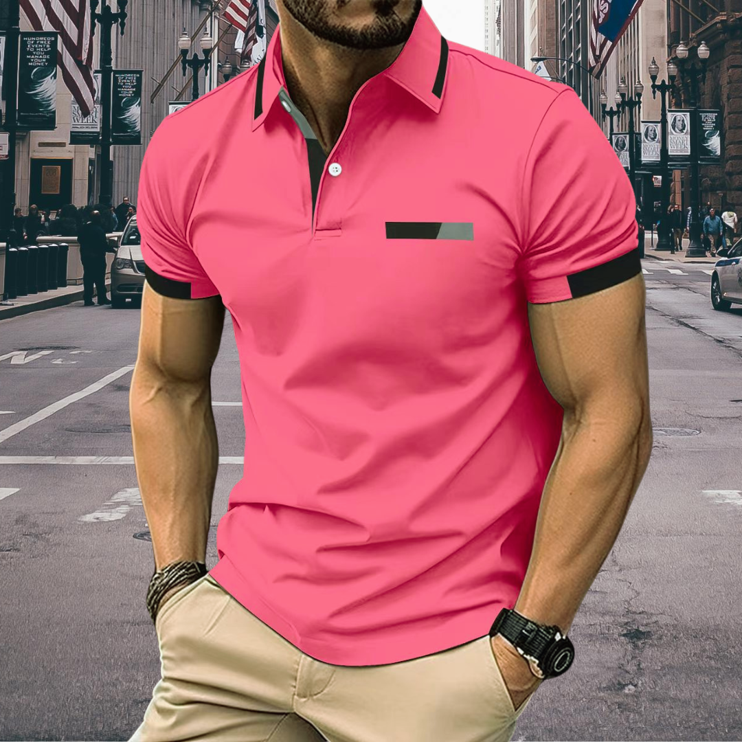 Thorsten™ •  Elegantes und sportliches Herren-Kurzarm-Poloshirt