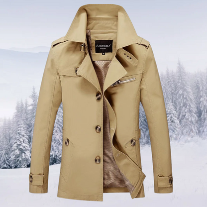 Friedrich™ • Eleganter Einreiher-Trenchcoat